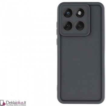 Guminis dėklas su kameros apsauga - juodas (Motorola Edge 60 Fushion/Edge 60)